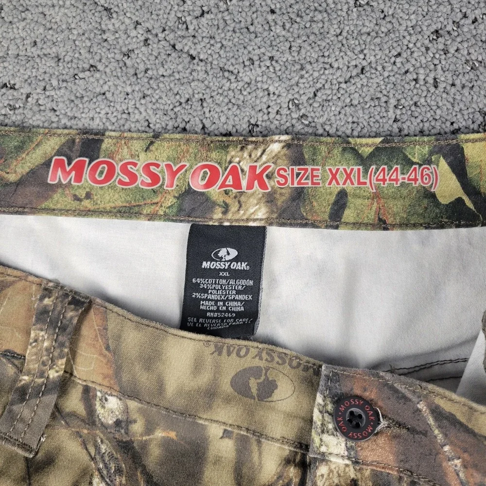 Mossy Oak Pants Mens 2XL Camo Breakup Country Straight Leg Hunting Outdoors